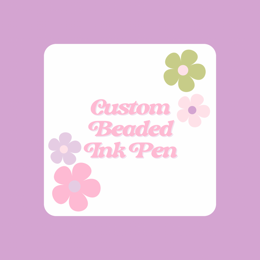 Custom Beaded Ink Pen
