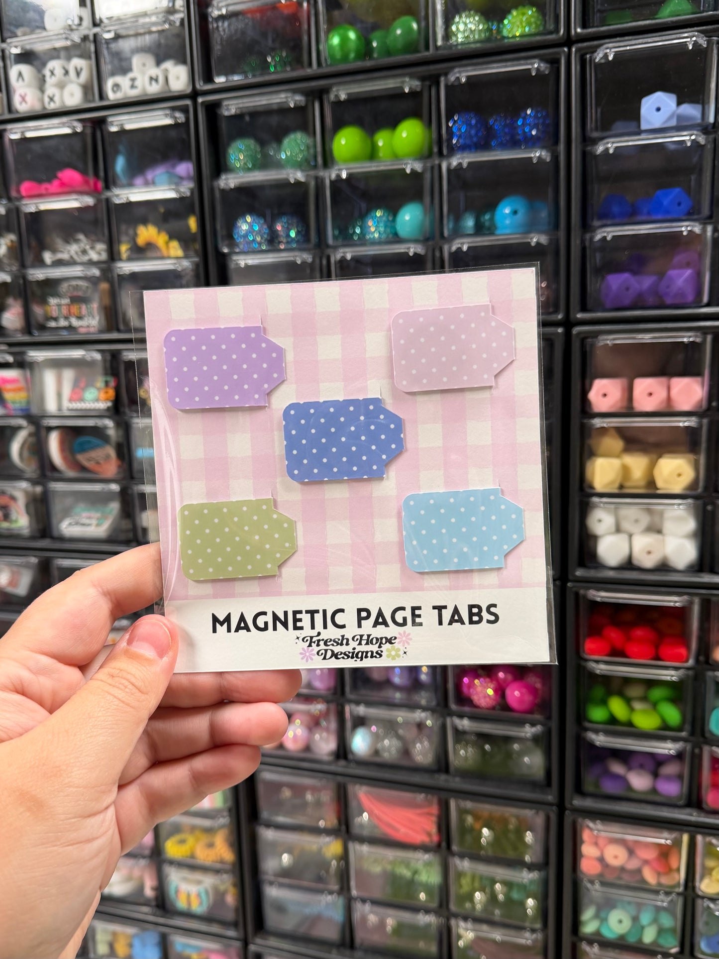 Set of 5 Magnetic Page Tabs