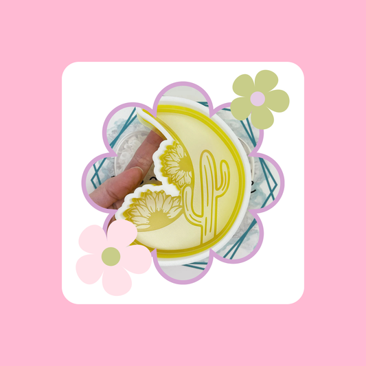 Custom Western Crescent Moon Freshie
