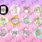 Bookish Girly Cardstock