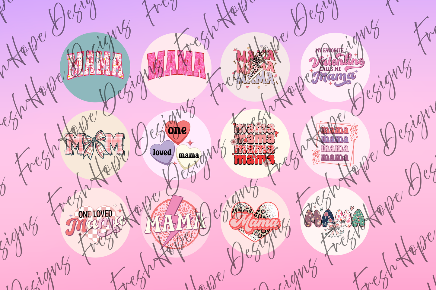 Mama Valentine’s Cardstock