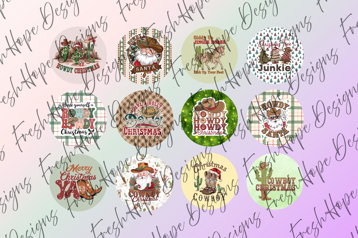 Country Christmas Cardstock