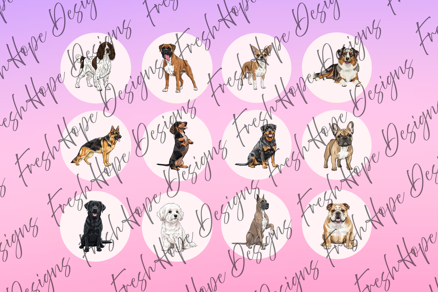 Animal Breeds Cardstock
