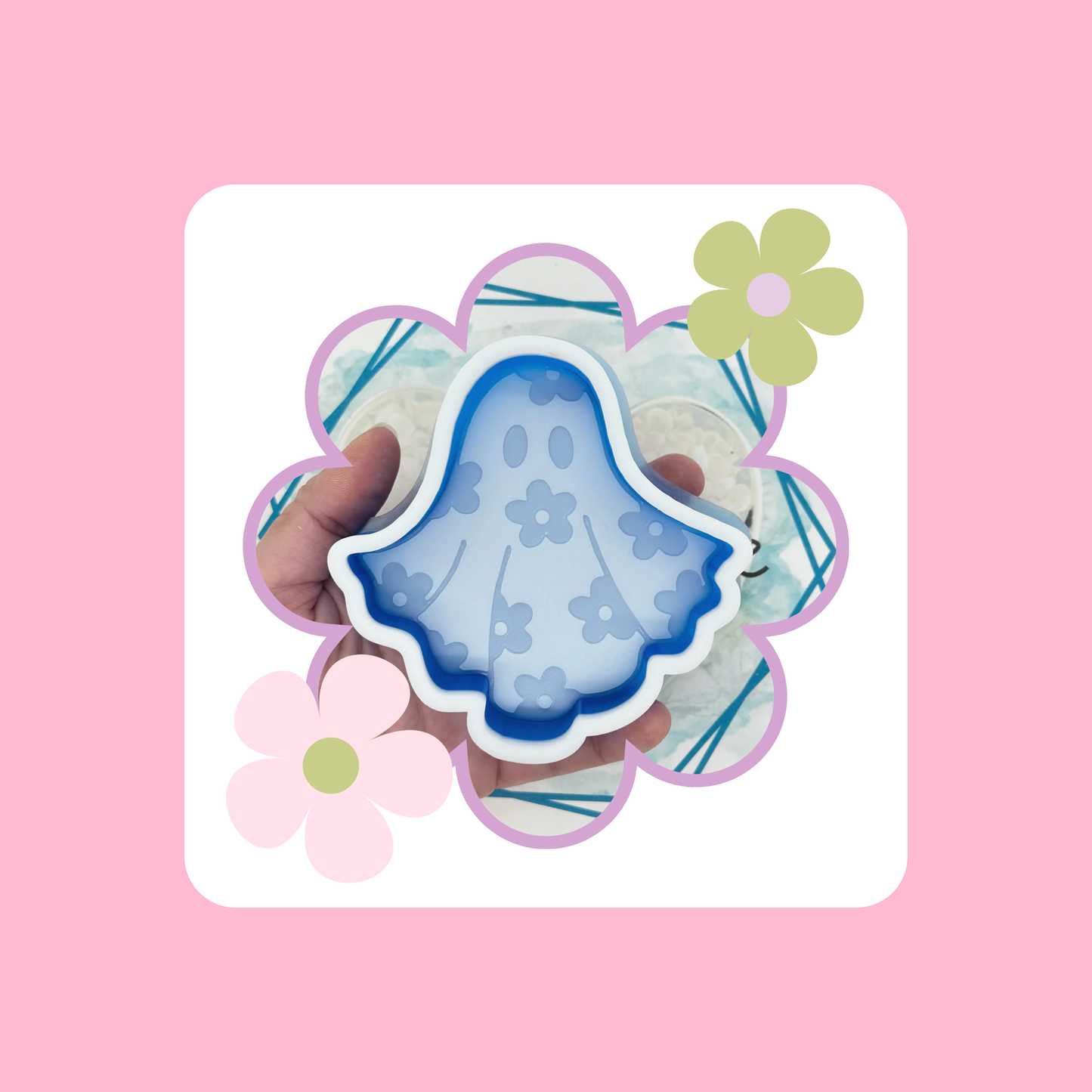 Custom Floral Ghost Freshie