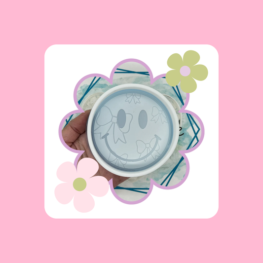 Custom Smiley with Bows Freshie