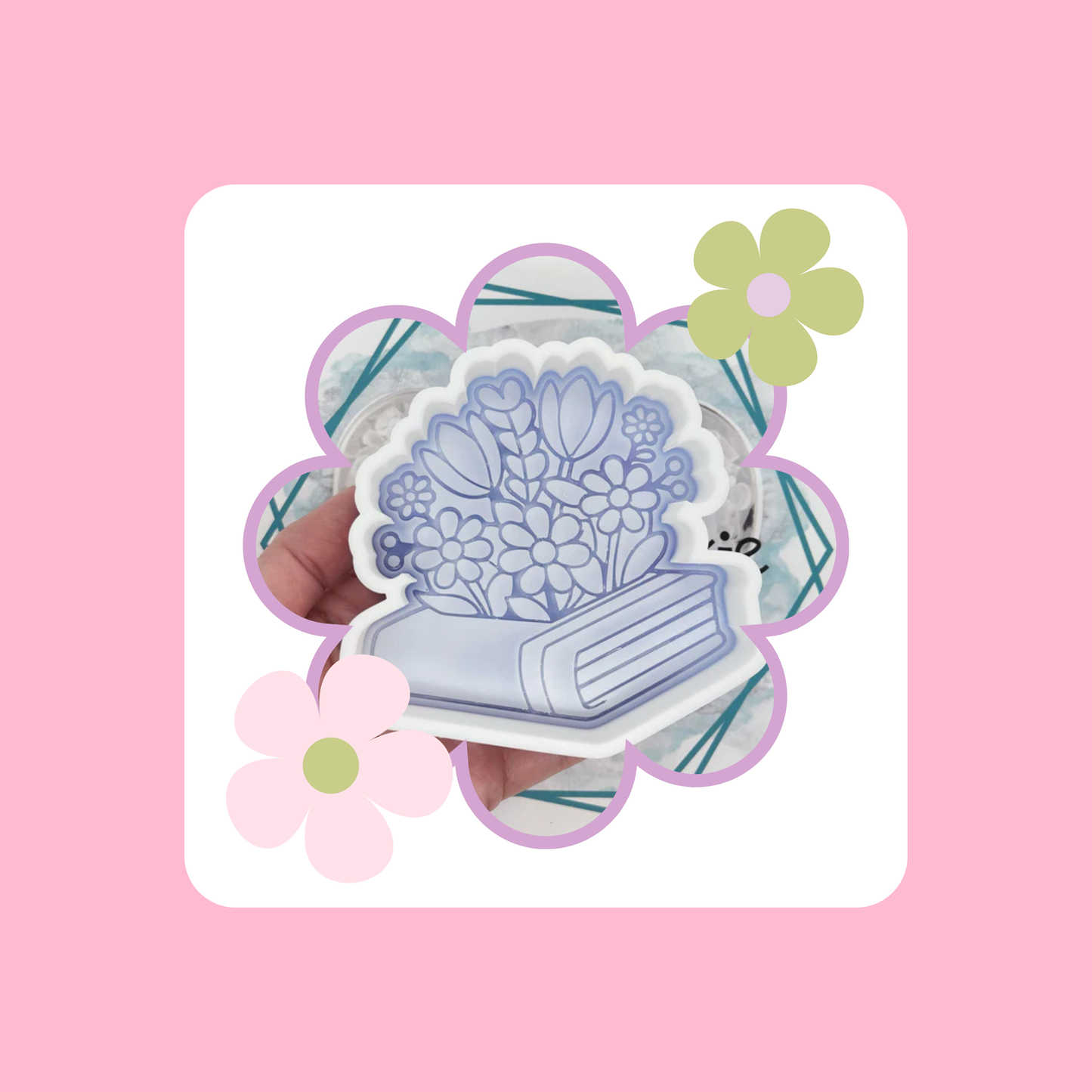 Custom Book with Bouquet Freshie